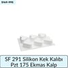 SF 291 Silikon Kek Kalıbı Pzt 175 Ekmas Kalp