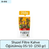 Shazel Filtre Kahve Öğütülmüş 05/10  (250 gr)