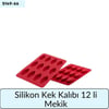 Silikon Kek Kalıbı 12 li Mekik