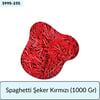 Spaghetti Şeker Kırmızı   (1000 Gr)