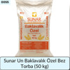 Sunar Un Baklavalık Özel Bez Torba   (50 Kg)