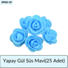 Yapay Gül Süs Mavi    (25 Adet)