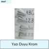 Yazı Duyu Krom