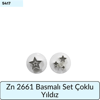 Zn 2661 Basmalı Set Çoklu Yıldız