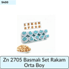 Zn 2705 Basmalı Set Rakam Orta Boy