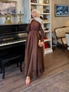Berly İthal Elbise Kahverengi 