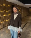 Dantel Hırka Camel