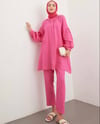Lily Pantolonlu İkili Takım Pembe