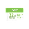 Acer MSC100 32GB microSD U1 V10 A1 Aksiyon Kamera & Güvenlik Kamerası Uyumlu