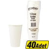 Bencup Karton Bardak Tasarımlı 12 oz 40'lı