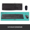 Logitech MK120 Q Usb Standart Kablolu Klavye Mouse Set