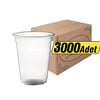 Plastik Otomat Bardağı 180 cc 3000'li Koli