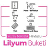Sleepy Easy Clean Lilyum Buketi Yüzey Temizlik Havlusu 100 Yaprak