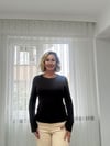 PARMAK GEÇMELİ BODY KAHVE