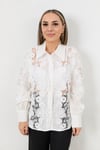 Güpürlü Gömlek Beyaz