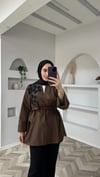 FLORA TUNİK KAHVERENGİ