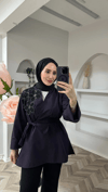 FLORA TUNİK MOR