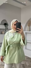 FLORA TUNİK YEŞİL