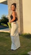 Halter Yaka Bluz Siyah&Beyaz