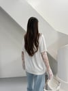 Kolları Dantel Detaylı T-shirt