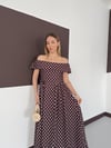 Puantiyeli Prenses Model Elbise
