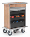 ÇEKMECELİ MİNİBAR ARABASI 59x101 H: 128 CM