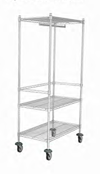 ODA DEĞİŞTİRME ARABASI PASLANMAZ 46x91 H:176 CM