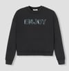 P.R.M.D ENJOY YAZILI PAYET NAKIŞLI SWEATSHİRT