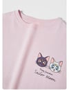 Z. PEMBE SAILOR MOON BASKILI UZUN KOLLU ÇOCUK T-SHİRT