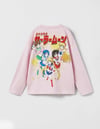 Z. PEMBE SAILOR MOON BASKILI UZUN KOLLU ÇOCUK T-SHİRT