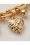 Çelik VIP 14K Gold Kalpli Bileklik