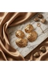 ZR Model Pirinç İstiridye Küpe Gold