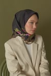 İncir Barok | %100 Twill İpek Eşarp · 90 × 90 cm