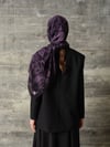 Midnight Paisley %100 Krep İpek Şal 70x190 cm