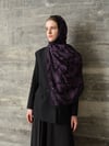 Midnight Paisley %100 Krep İpek Şal 70x190 cm