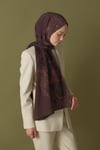 Nar Sevdası | %100 Krep İpek Şal · 70 × 190 cm