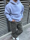 Basic Gri Kapşonlu Hoodie