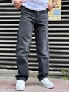 Gri Tam Baggy Jeans