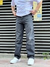 Gri Tam Baggy Jeans