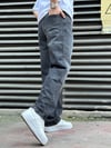 Gri Tam Baggy Jeans
