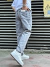 Gri Taşlamalı Boy Friend Jeans