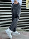 İp Detay Gri Boy Friend Jeans