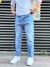 Mavi Taşlamalı Boy Friend Jeans