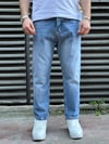 Mavi Taşlamalı Boy Friend Jeans