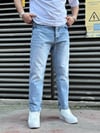 Mavi Taşlamalı Boy Friend Jeans