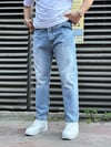 Mavi Taşlamalı Boy Friend Jeans