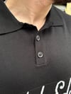 Nakış Detay Kahve Yakalı Triko T-Shirt