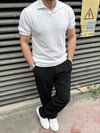 Regular Yakalı Trıko  T-Shirt