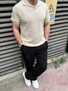 Regular Yakalı Trıko  T-Shirt
