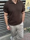 Regular Yakalı Trıko  T-Shirt